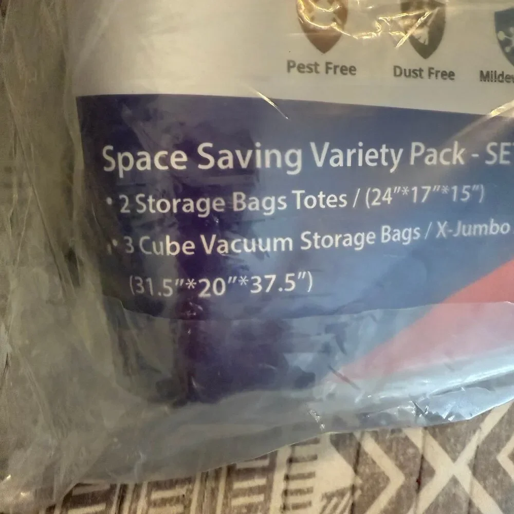 Kingdom Home Storage Space Vacuum Bags set of 5